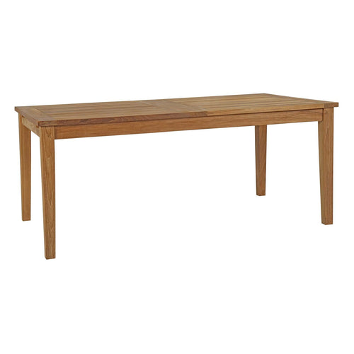 Macy 108.5" Outdoor Patio Teak Dining Table - living-essentials