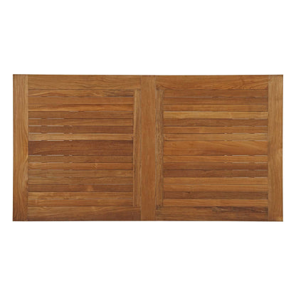 Macy 108.5" Outdoor Patio Teak Dining Table - living-essentials