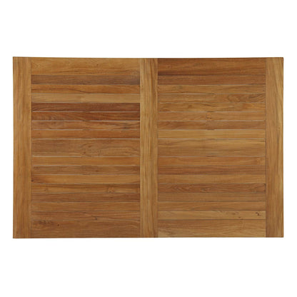 Macayla 60" Outdoor Patio Teak Dining Table - living-essentials