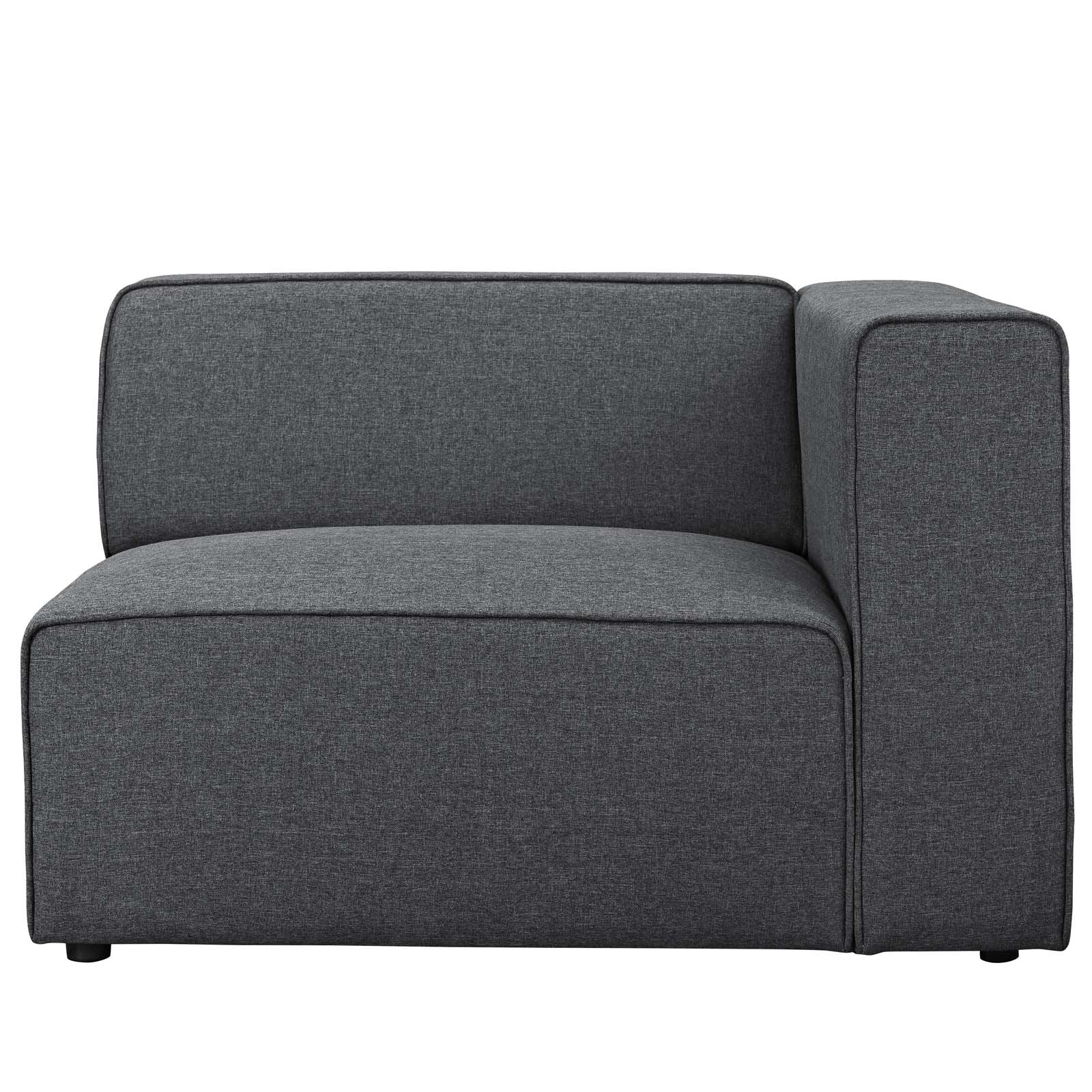 Macy Left Fabric Armchair - living-essentials