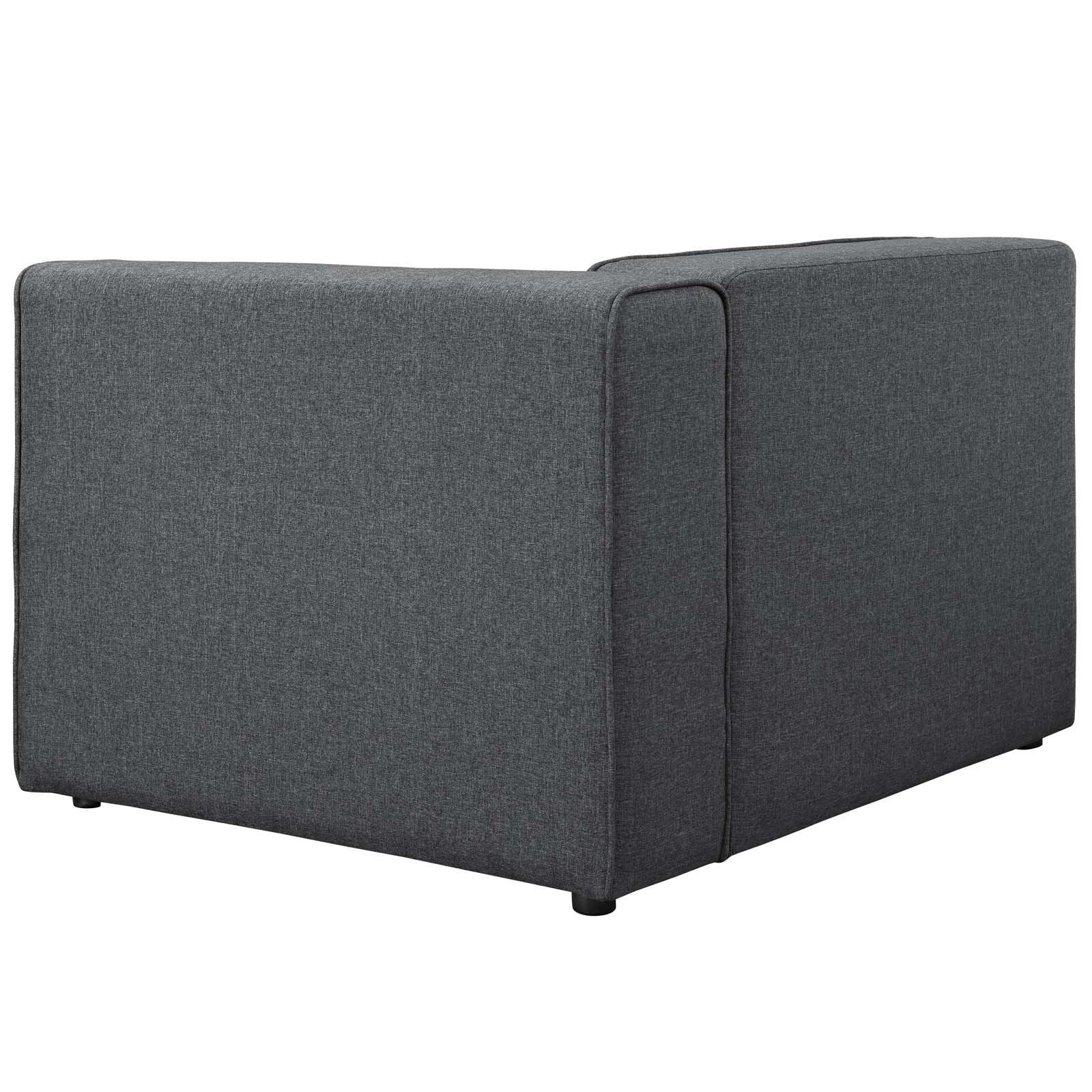 Macy Left Fabric Armchair - living-essentials