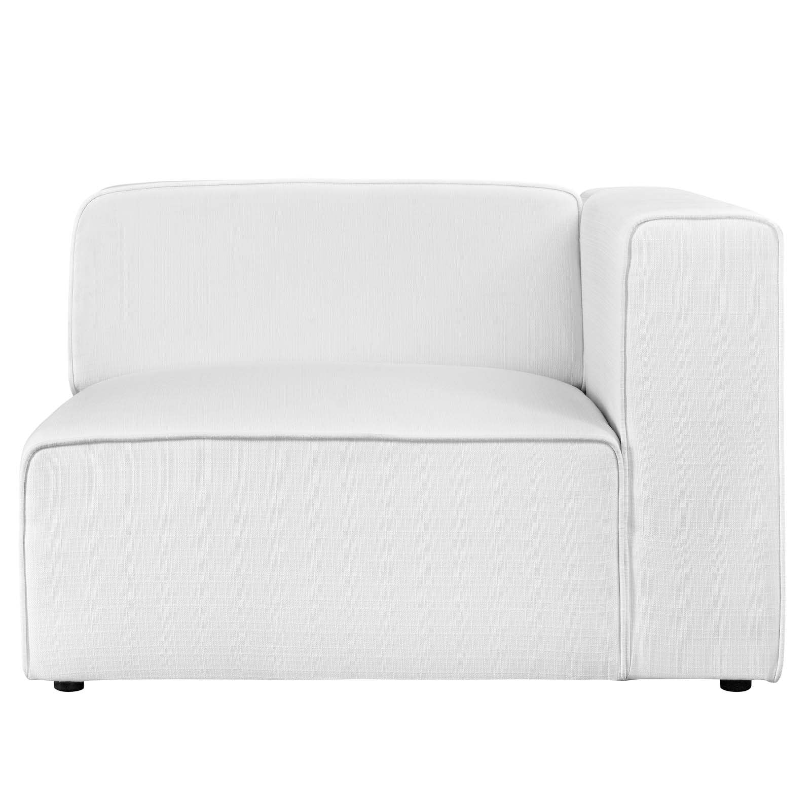 Macy Left Fabric Armchair - living-essentials