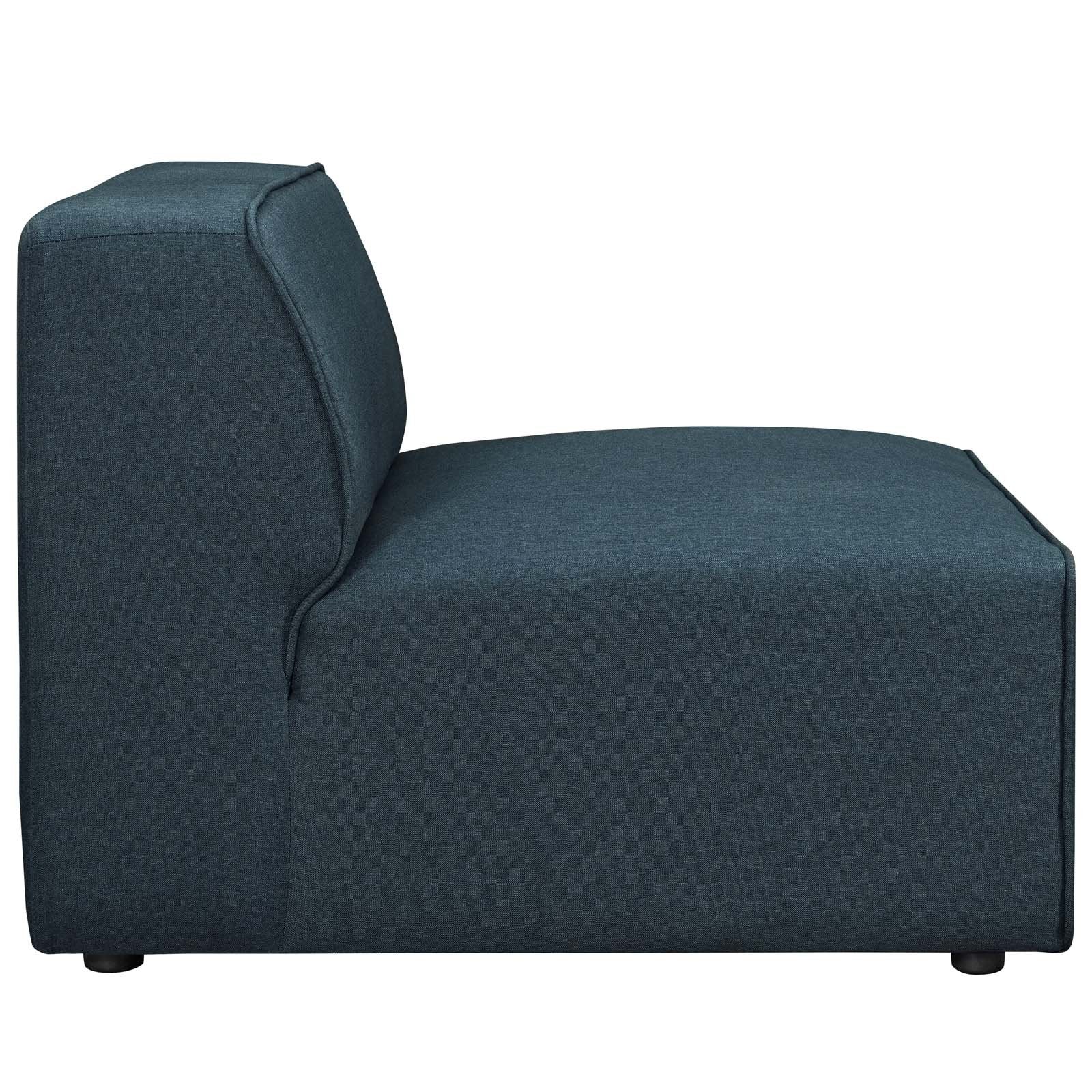 Macy Fabric Armless Chair - living-essentials