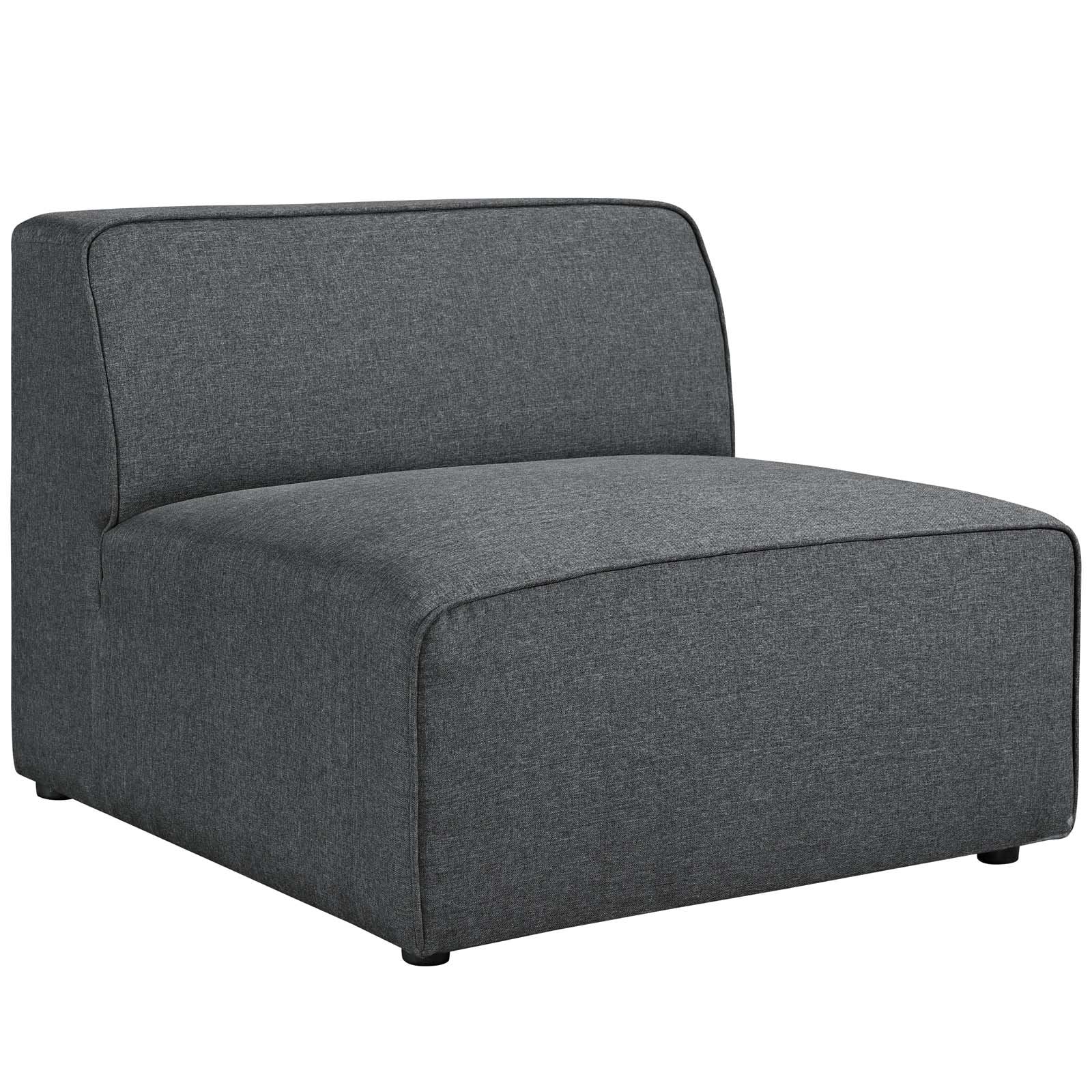 Macy Fabric Armless Chair - living-essentials