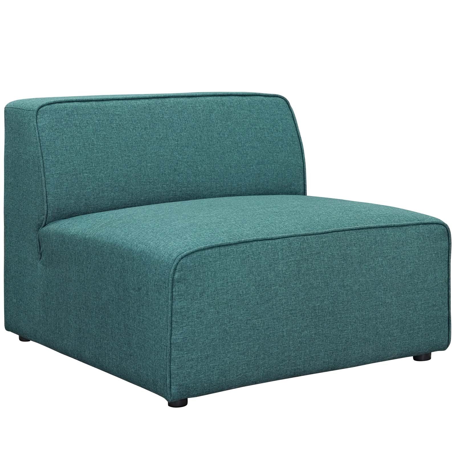 Macy Fabric Armless Chair - living-essentials