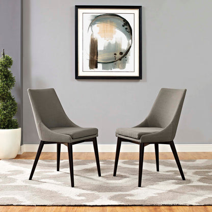 viscount Dining Side Chair Fabric Set of 2