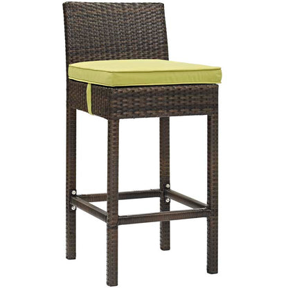 Conduit Outdoor Patio Wicker Rattan Bar Stool - living-essentials