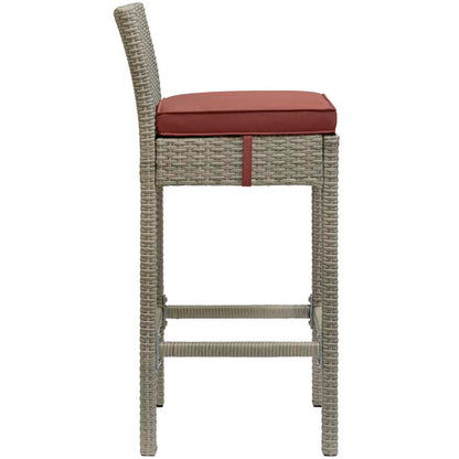 Conduit Outdoor Patio Wicker Rattan Bar Stool - living-essentials