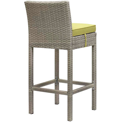 Conduit Outdoor Patio Wicker Rattan Bar Stool - living-essentials