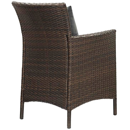 Conduit Outdoor Patio Wicker Rattan Dining Armchair - living-essentials