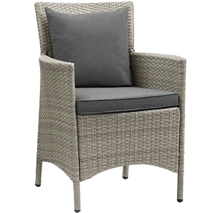 Conduit Outdoor Patio Wicker Rattan Dining Armchair - living-essentials