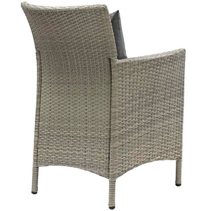 Conduit Outdoor Patio Wicker Rattan Dining Armchair - living-essentials