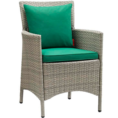 Conduit Outdoor Patio Wicker Rattan Dining Armchair - living-essentials
