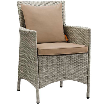 Conduit Outdoor Patio Wicker Rattan Dining Armchair - living-essentials
