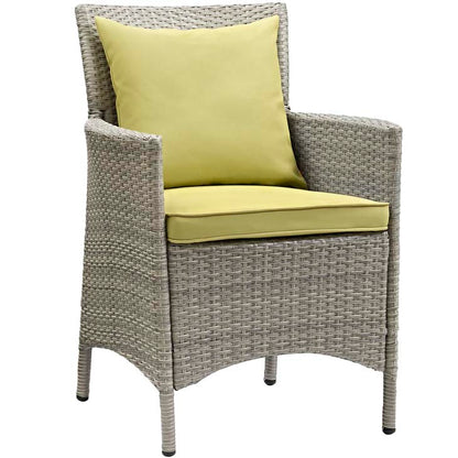 Conduit Outdoor Patio Wicker Rattan Dining Armchair - living-essentials