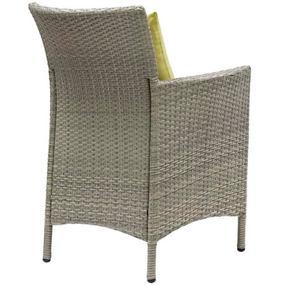 Conduit Outdoor Patio Wicker Rattan Dining Armchair - living-essentials