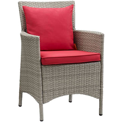 Conduit Outdoor Patio Wicker Rattan Dining Armchair - living-essentials