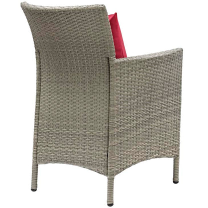 Conduit Outdoor Patio Wicker Rattan Dining Armchair - living-essentials