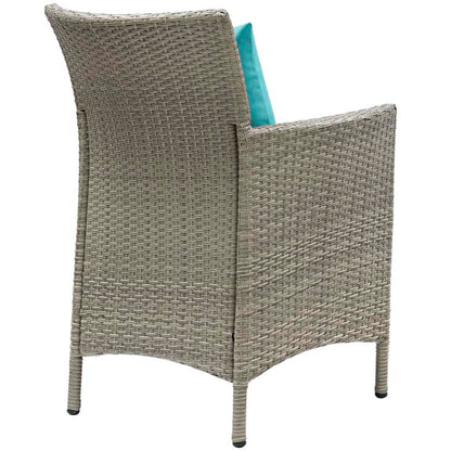 Conduit Outdoor Patio Wicker Rattan Dining Armchair - living-essentials