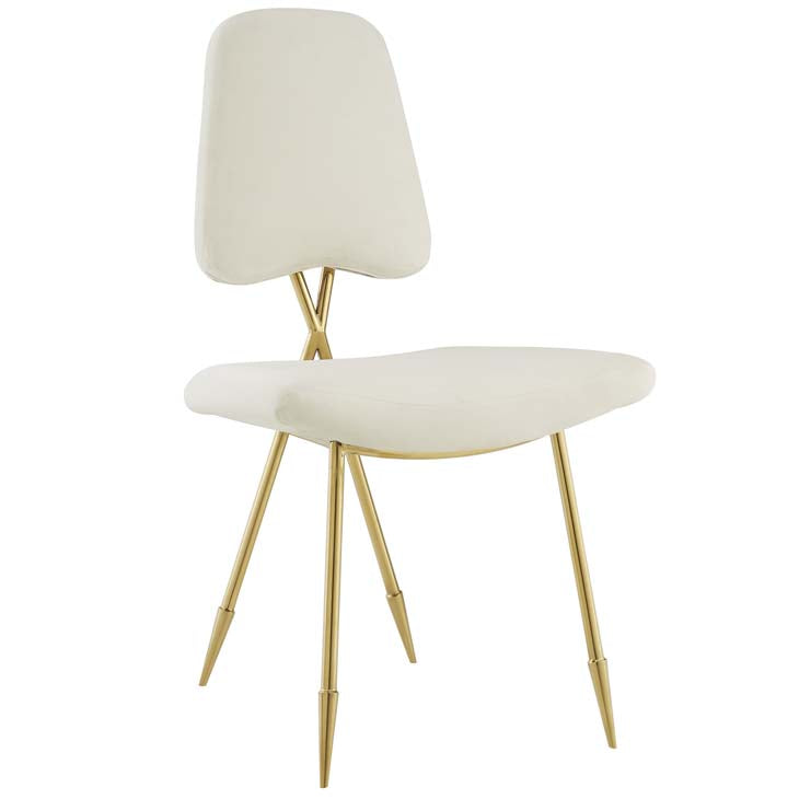 PONDER UPHOLSTERED VELVET DINING SIDE CHAIR - living-essentials