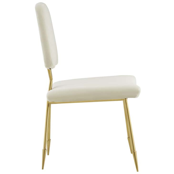 PONDER UPHOLSTERED VELVET DINING SIDE CHAIR - living-essentials