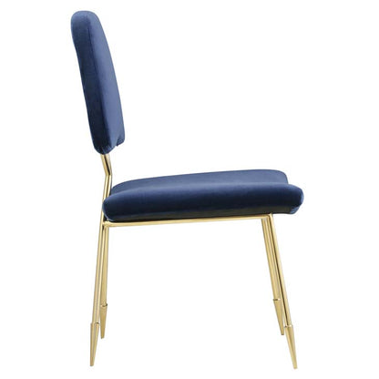 PONDER UPHOLSTERED VELVET DINING SIDE CHAIR - living-essentials