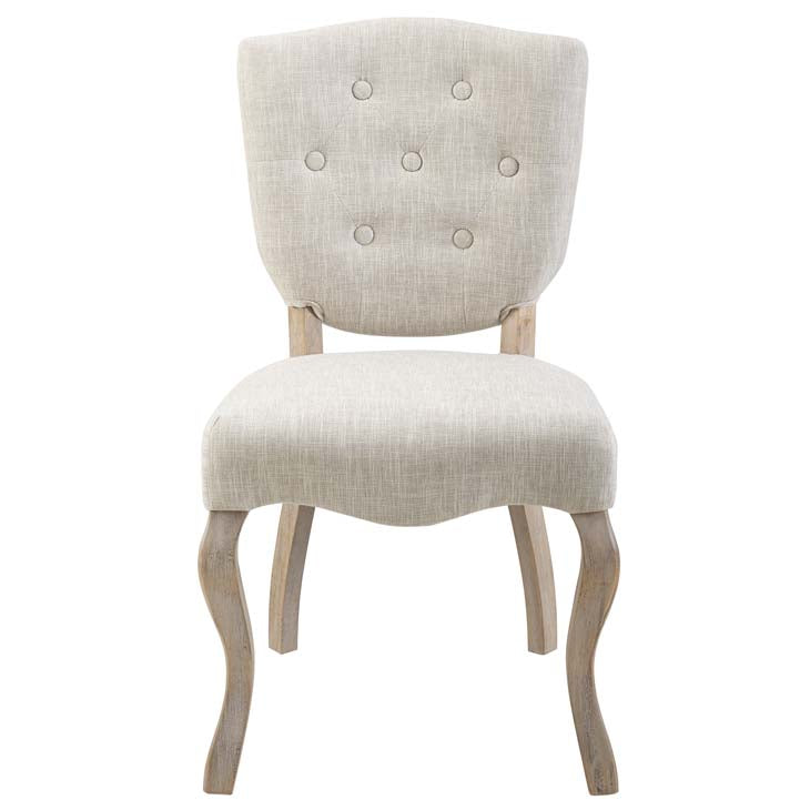 Ariston Vintage French Upholstered Dining Side Chair - living-essentials