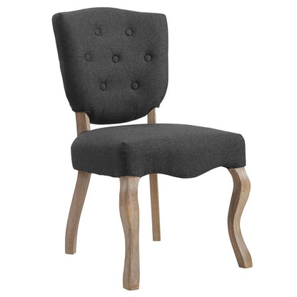 Ariston Vintage French Upholstered Dining Side Chair - living-essentials