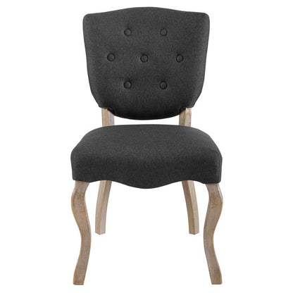 Ariston Vintage French Upholstered Dining Side Chair - living-essentials