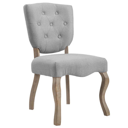 Ariston Vintage French Upholstered Dining Side Chair - living-essentials