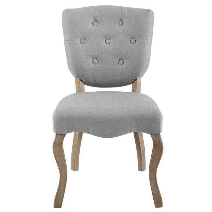 Ariston Vintage French Upholstered Dining Side Chair - living-essentials