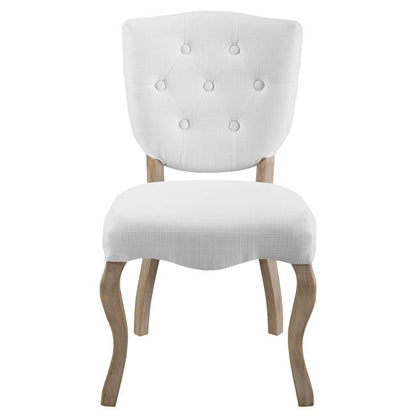 Ariston Vintage French Upholstered Dining Side Chair - living-essentials