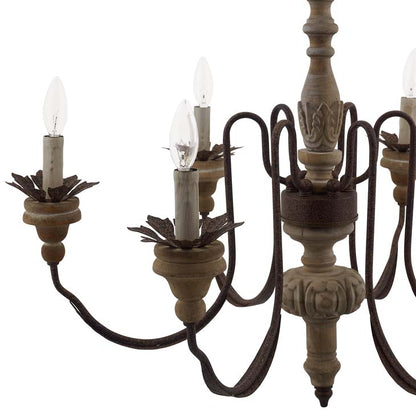 Bountiful Vintage French Pendant Ceiling light Candelabra Chandelier - living-essentials