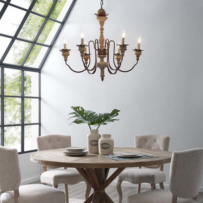 Bountiful Vintage French Pendant Ceiling light Candelabra Chandelier - living-essentials