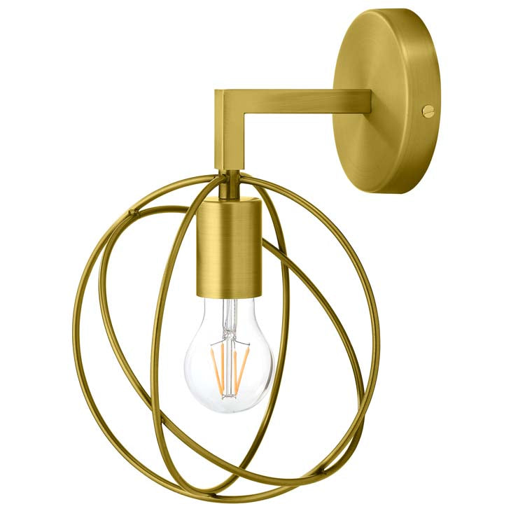 Peyton Brass Wall Sconce Light Fixture - living-essentials