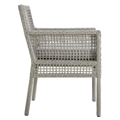 Audrey Outdoor Patio Wicker Rattan Dining Armchair - living-essentials