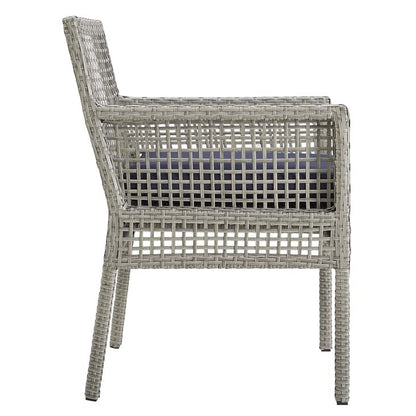 Audrey Outdoor Patio Wicker Rattan Dining Armchair - living-essentials