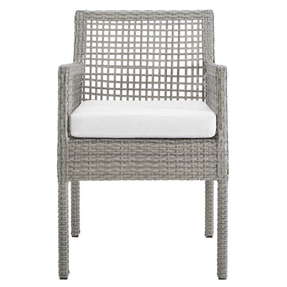 Audrey Outdoor Patio Wicker Rattan Dining Armchair - living-essentials