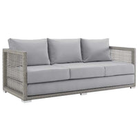 Audrey Outdoor Patio Wicker Rattan Sofa - living-essentials
