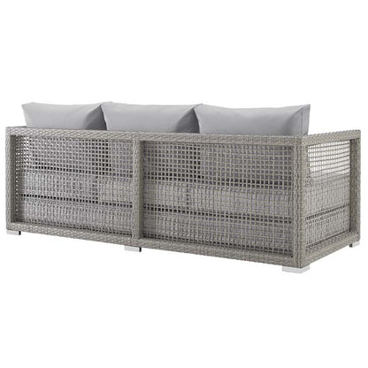 Audrey Outdoor Patio Wicker Rattan Sofa - living-essentials