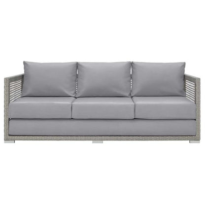 Audrey Outdoor Patio Wicker Rattan Sofa - living-essentials