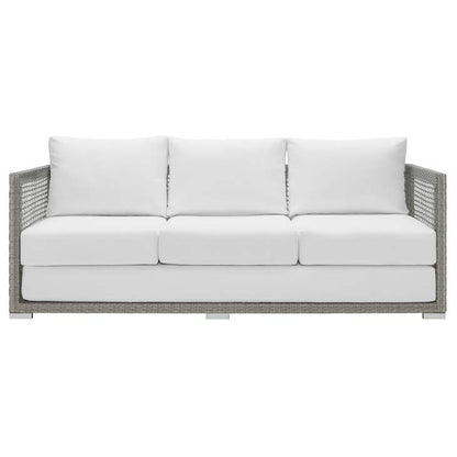 Audrey Outdoor Patio Wicker Rattan Sofa - living-essentials