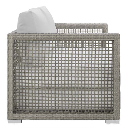 Audrey Outdoor Patio Wicker Rattan Loveseat - living-essentials