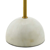 Convey Bronze and White Marble Floor Lamp - living-essentials