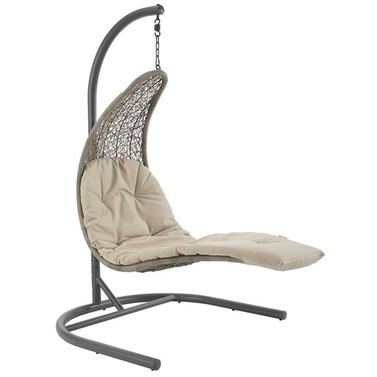 Landscape Hanging Chaise Lounge Outdoor Patio Swing Chair - living-essentials
