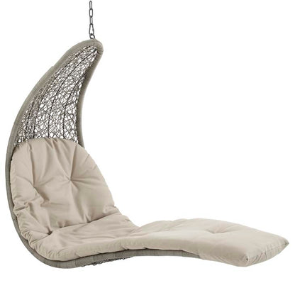 Landscape Hanging Chaise Lounge Outdoor Patio Swing Chair - living-essentials