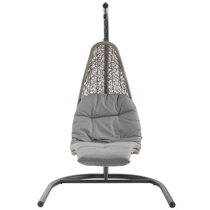 Landscape Hanging Chaise Lounge Outdoor Patio Swing Chair - living-essentials