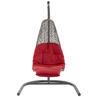 Landscape Hanging Chaise Lounge Outdoor Patio Swing Chair - living-essentials