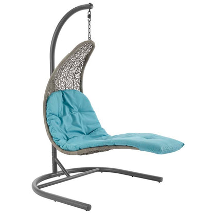 Landscape Hanging Chaise Lounge Outdoor Patio Swing Chair - living-essentials