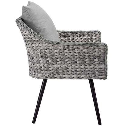 Endeavor Outdoor Patio wicker Rattan Armchair - living-essentials